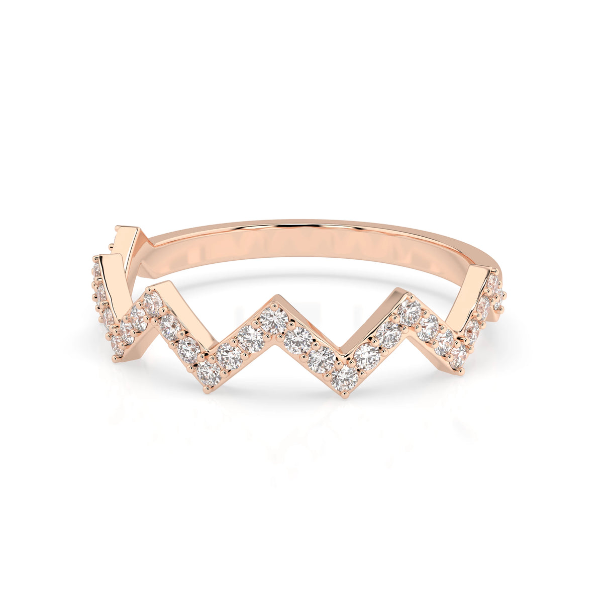 Inel din Aur cu Diamante, Forma Rotund Briliant, 0,26 CT