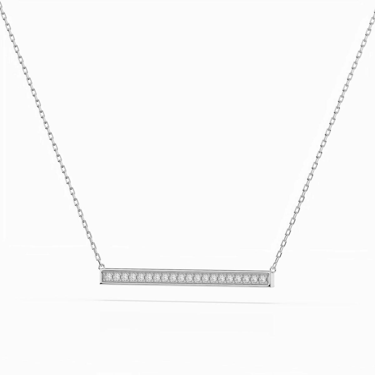 Colier din Aur cu Diamante, Forma Rotund Briliant, 0,12 CT