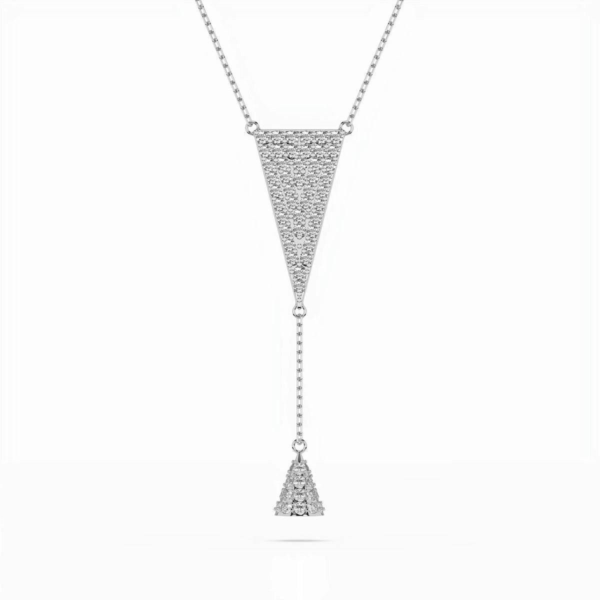 Colier din Aur cu Diamante, Forma Rotund Briliant, 0,41 CT