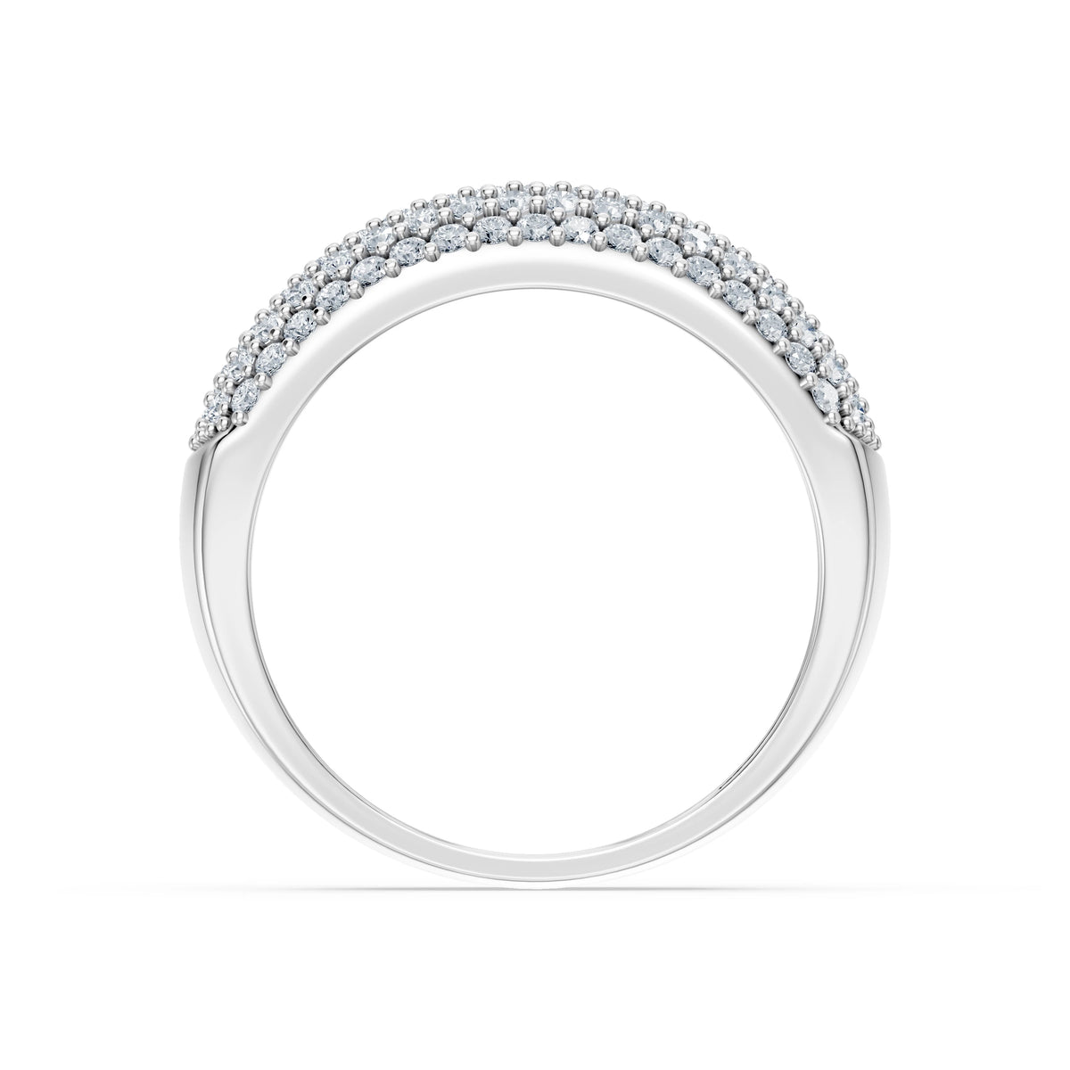 Inel din Aur cu Diamante, Forma Rotund Briliant, 0,71 CT