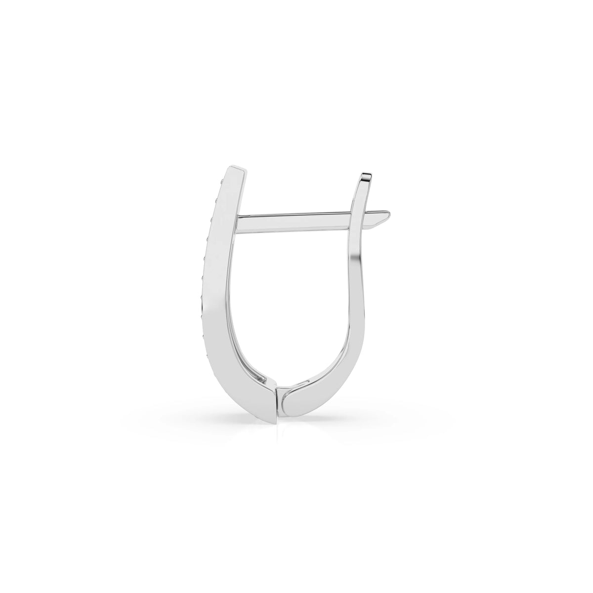 Cercei din Aur cu Diamante, Forma Rotund Briliant, 0,42 CT