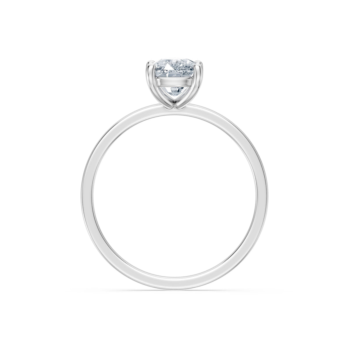 Inel de Logodnă Solitaire din Aur, Diamant Cushion 1,50 CT