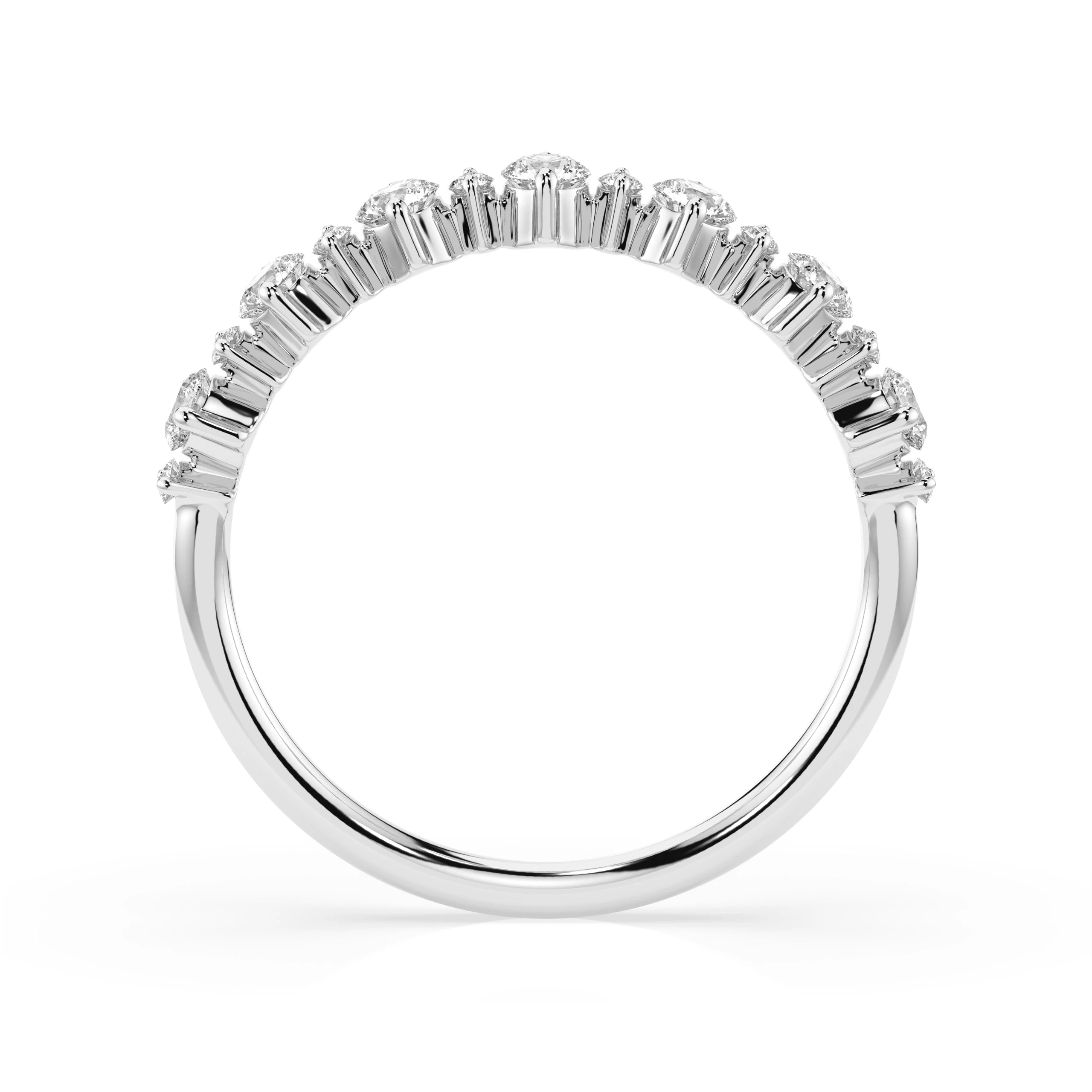 Inel din Aur cu Diamante Rotunde Briliant 0.50 CT