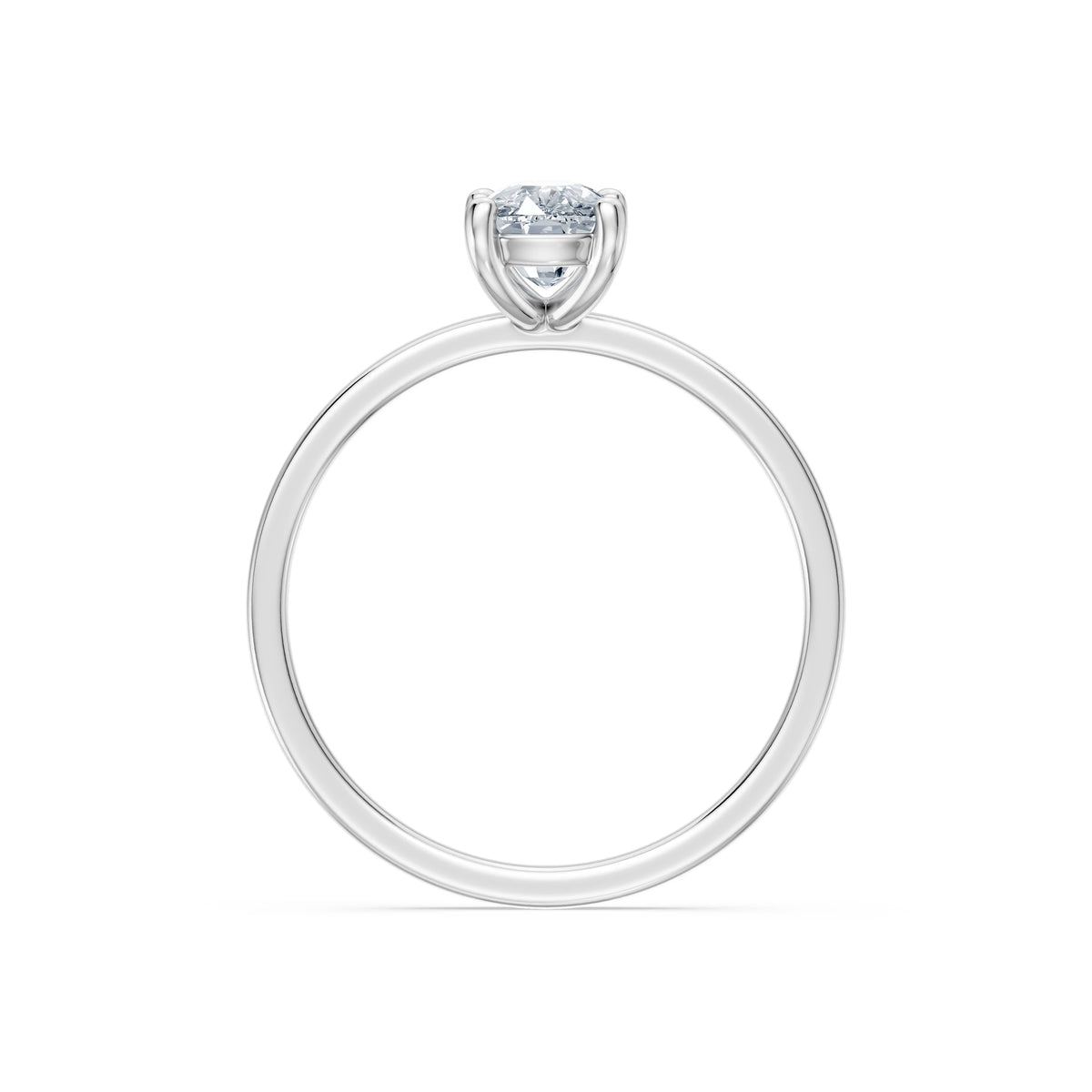 Inel de Logodnă Solitaire din Aur, Diamant Cushion 1,00 CT