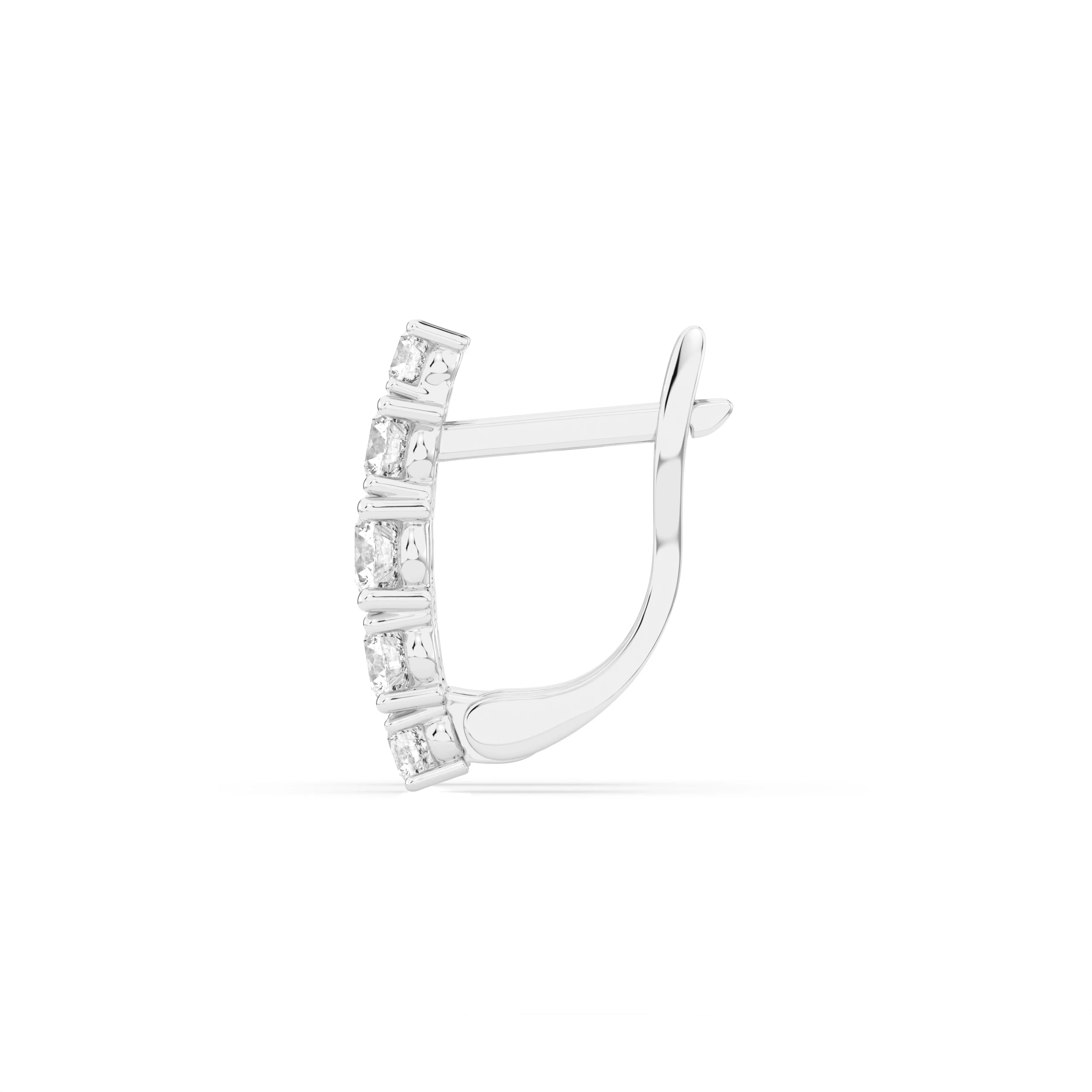 Cercei din Aur cu Diamante Rotunde Briliant 0.85 CT