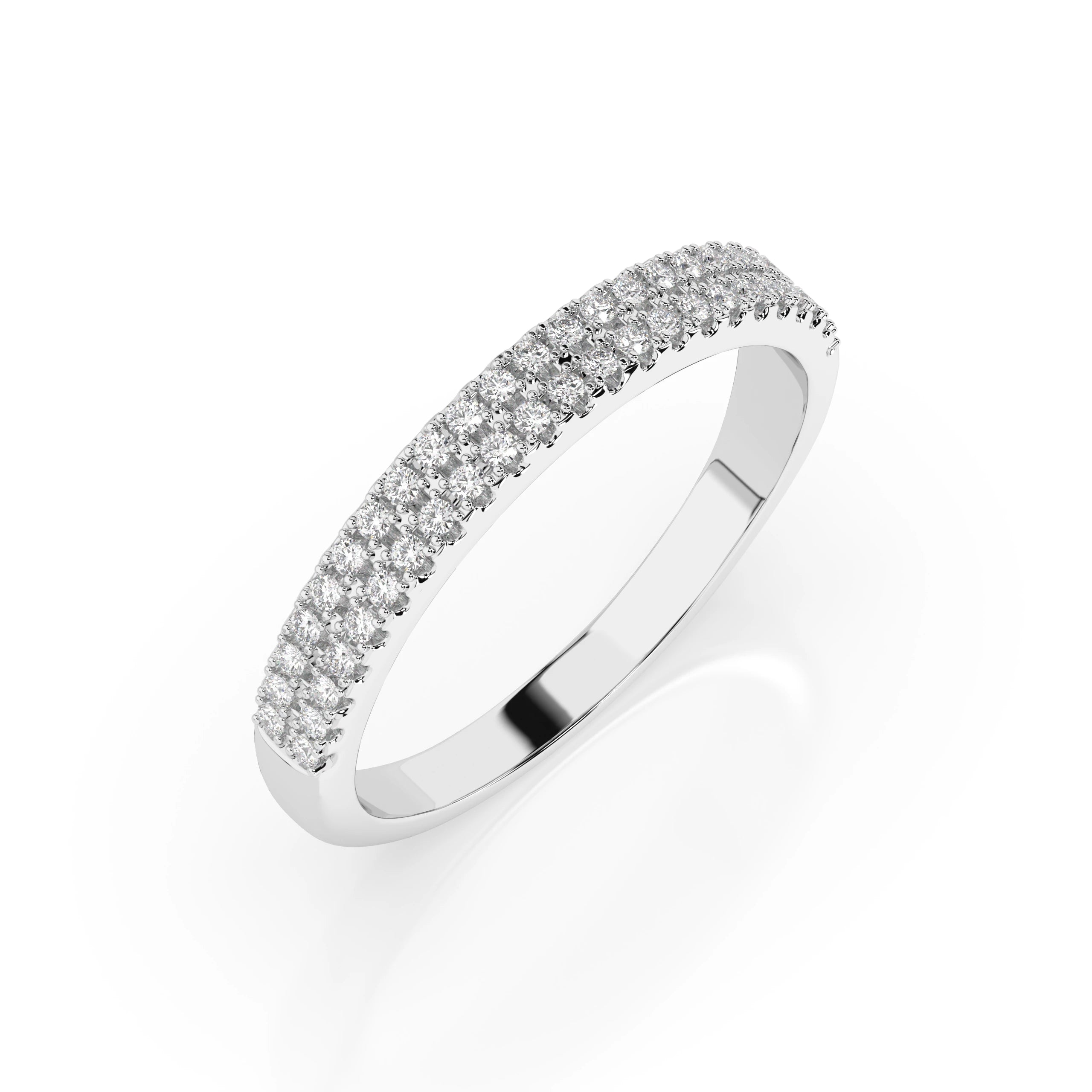 Inel din Aur cu Diamante Rotunde Briliant 0.18 CT