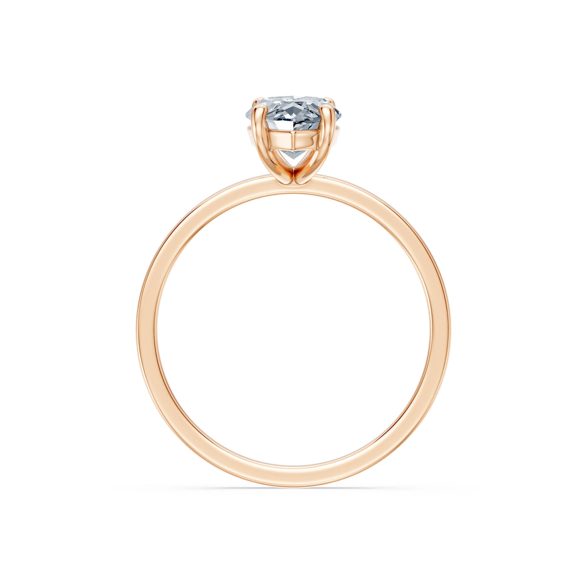 Inel de Logodnă Solitaire din Aur, Diamant Marquise 1,50 CT