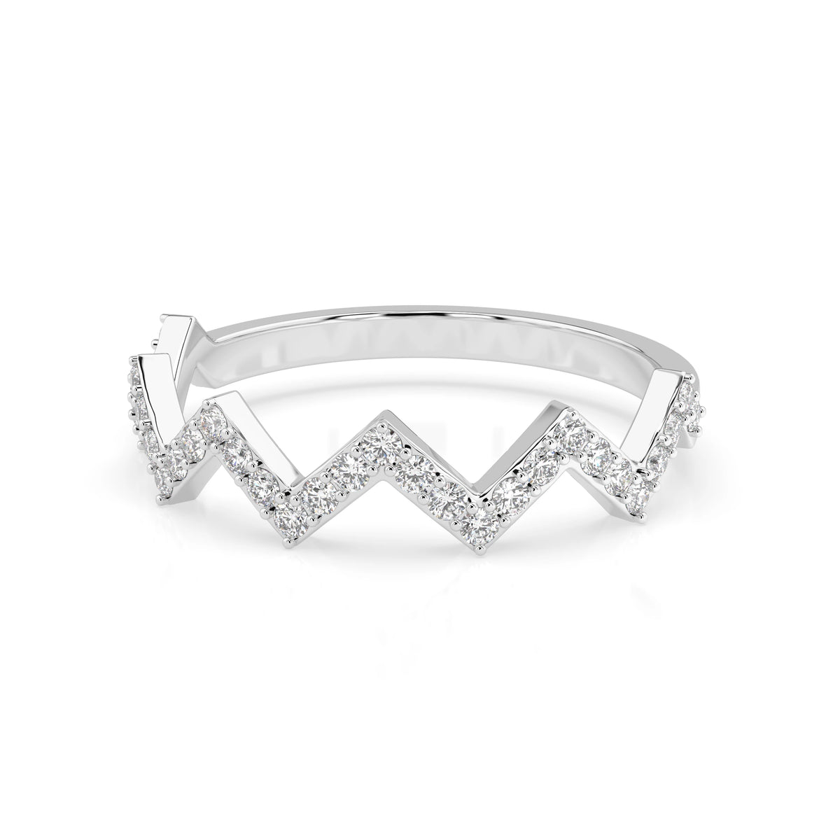 Inel din Aur cu Diamante, Forma Rotund Briliant, 0,26 CT