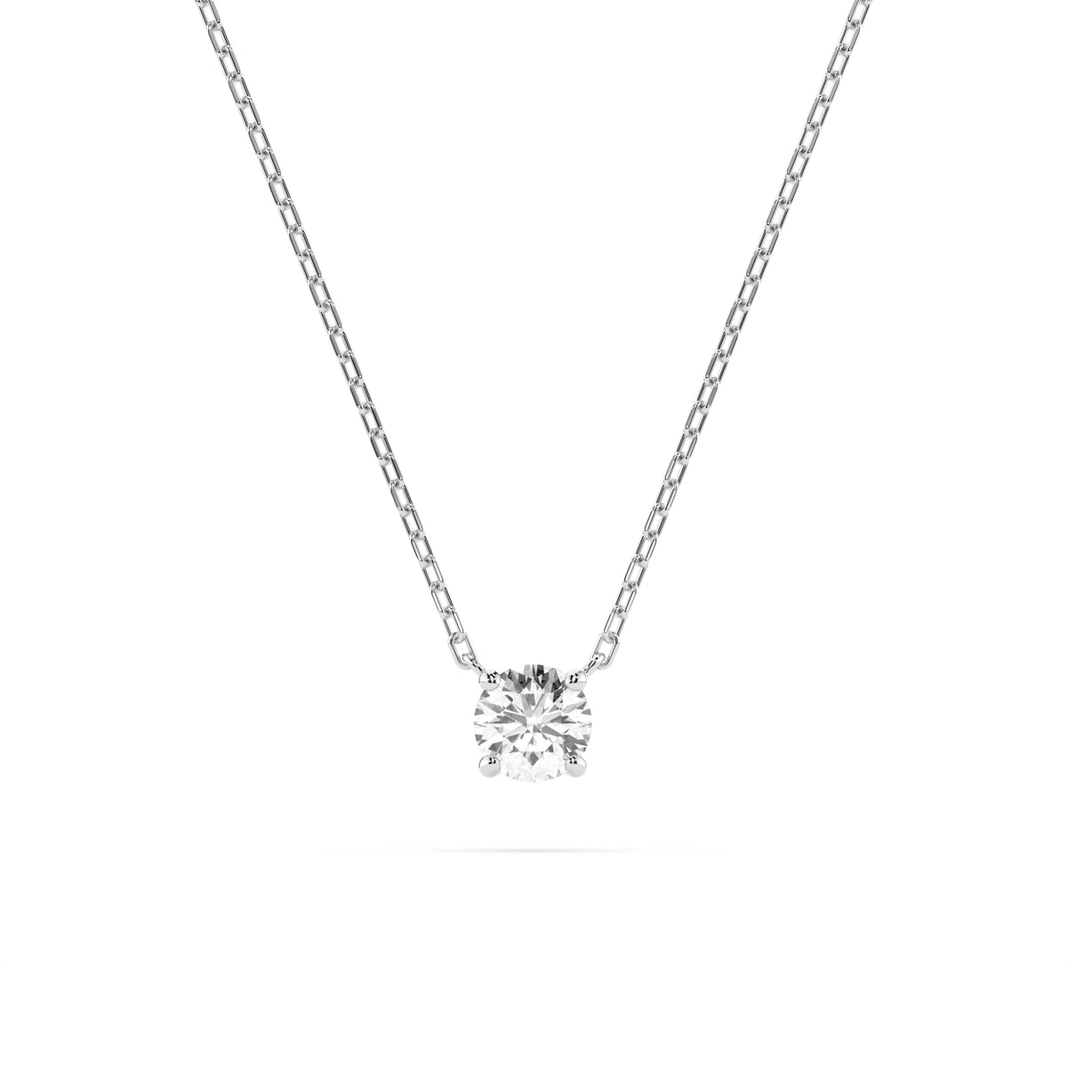 Colier din Aur cu Diamant, Forma Rotund Briliant, 0,10 CT