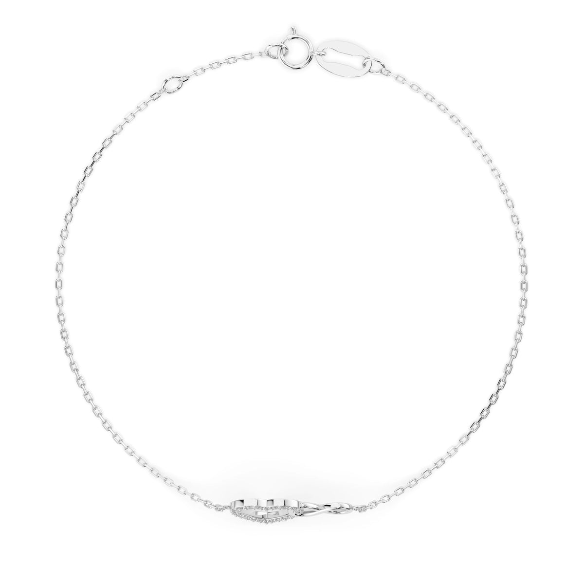 Brățară din Aur cu Diamante, Forma Rotund Briliant, 0,11 CT