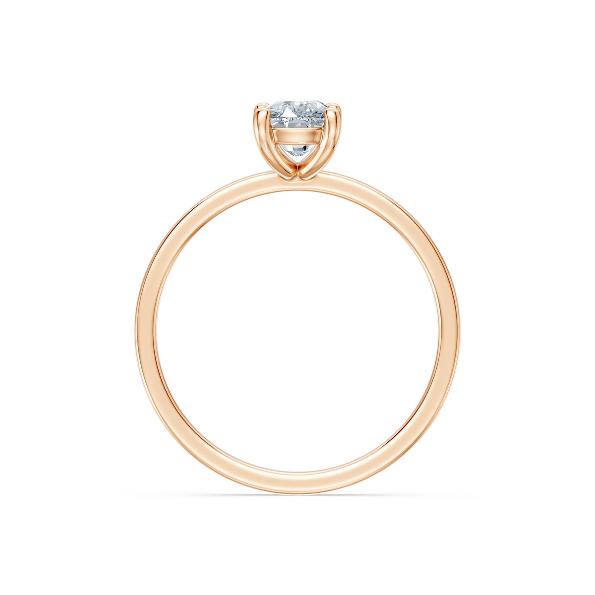 Inel de Logodnă Solitaire din Aur, Diamant Cushion 1,00 CT