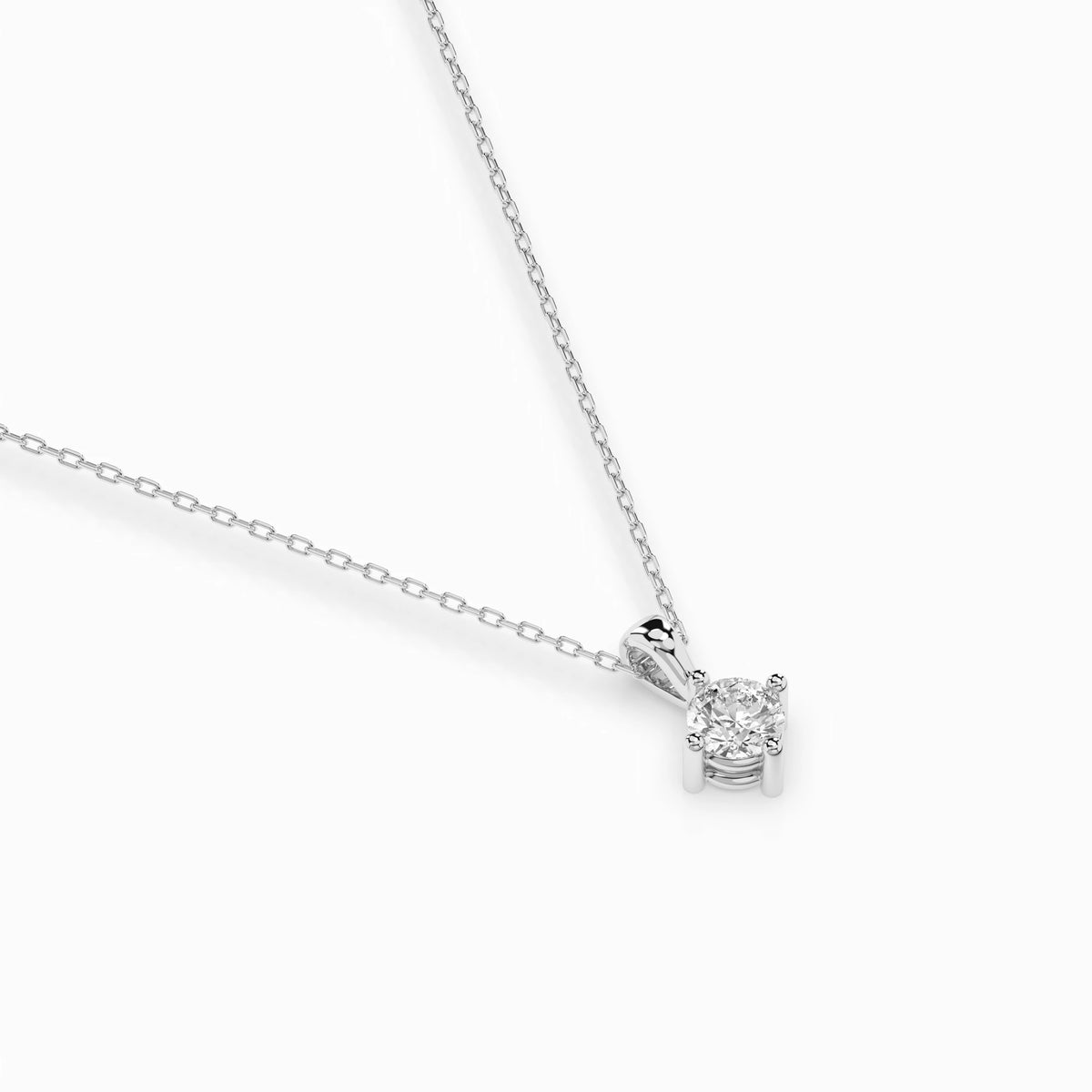 Colier din Aur cu Diamant, Forma Rotund Briliant, 0,20 CT