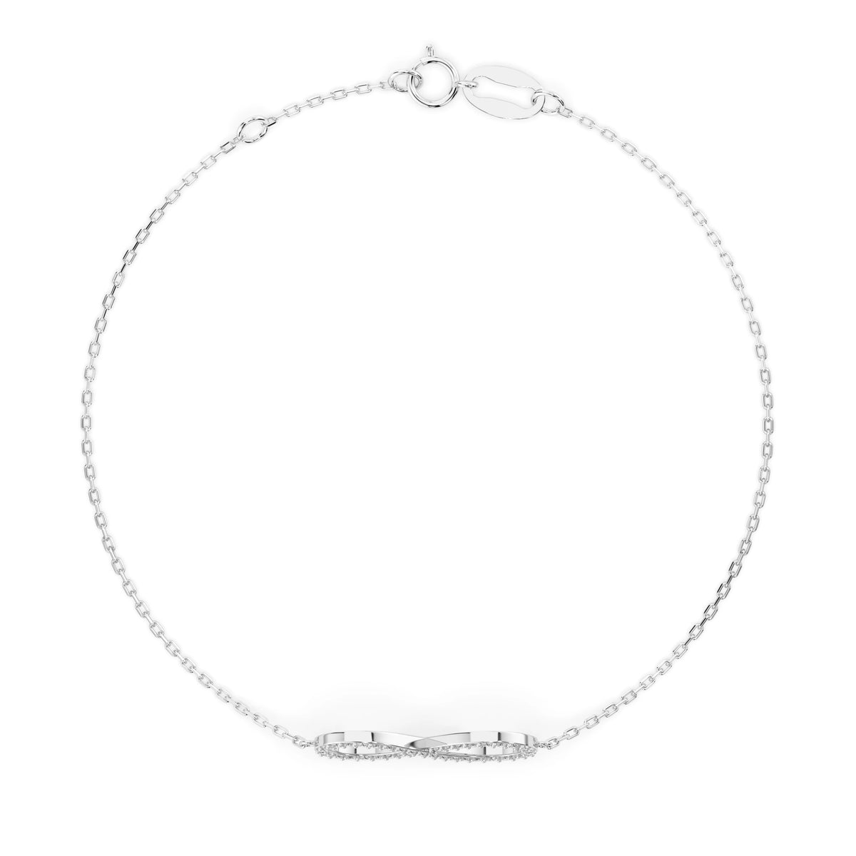 Brățară din Aur cu Diamante, Forma Rotund Briliant, 0,19 CT
