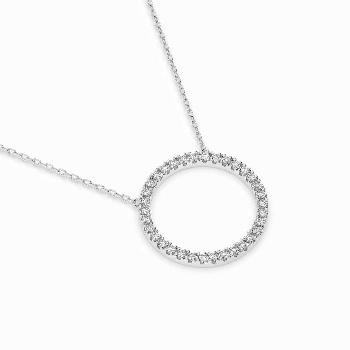 Colier din Aur cu Diamante, Forma Rotund Briliant, 0,20 CT