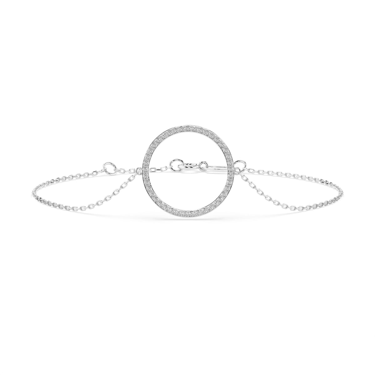 Brățară din Aur cu Diamante, Forma Rotund Briliant, 0,21 CT