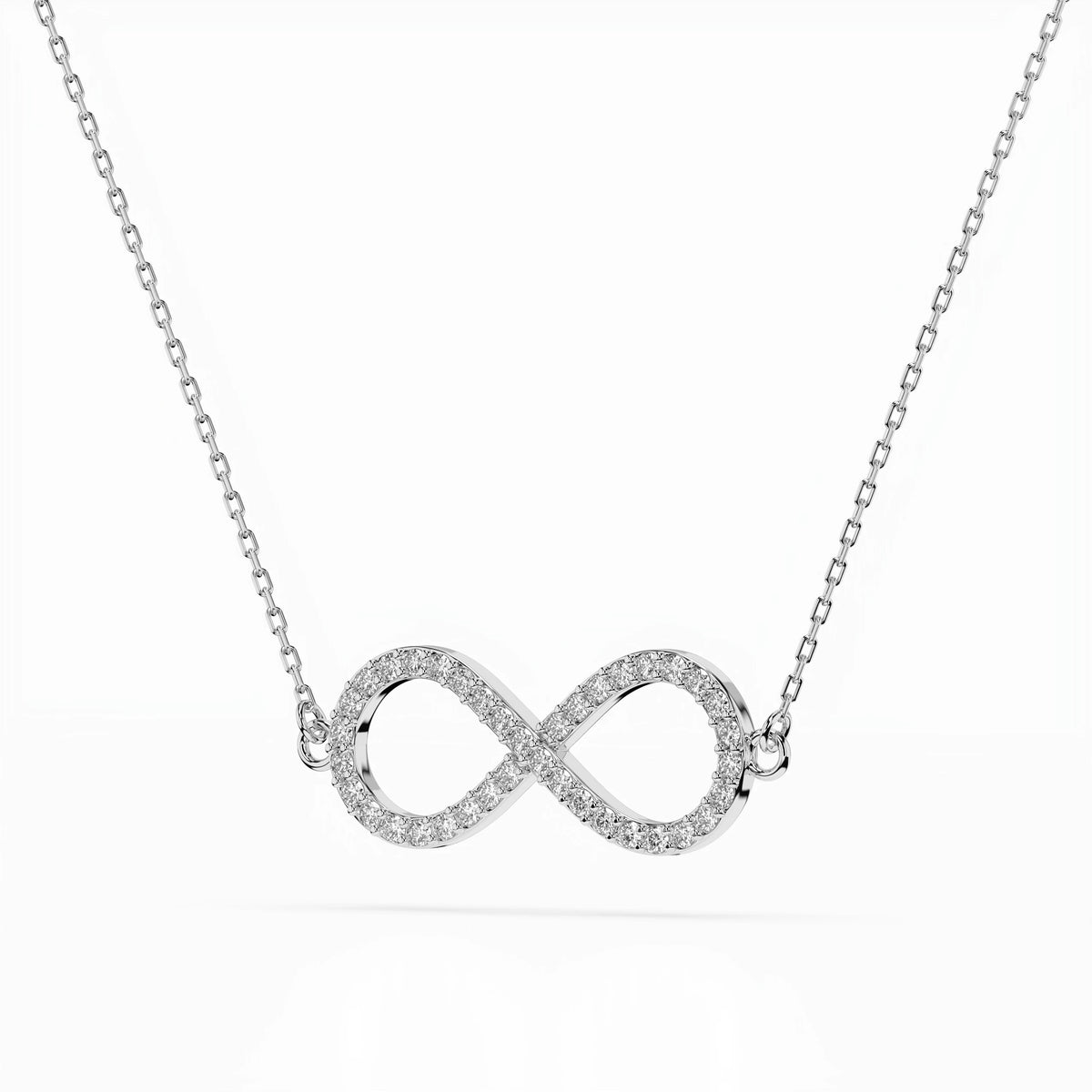 Colier din Aur cu Diamante, Forma Rotund Briliant, 0,19 CT