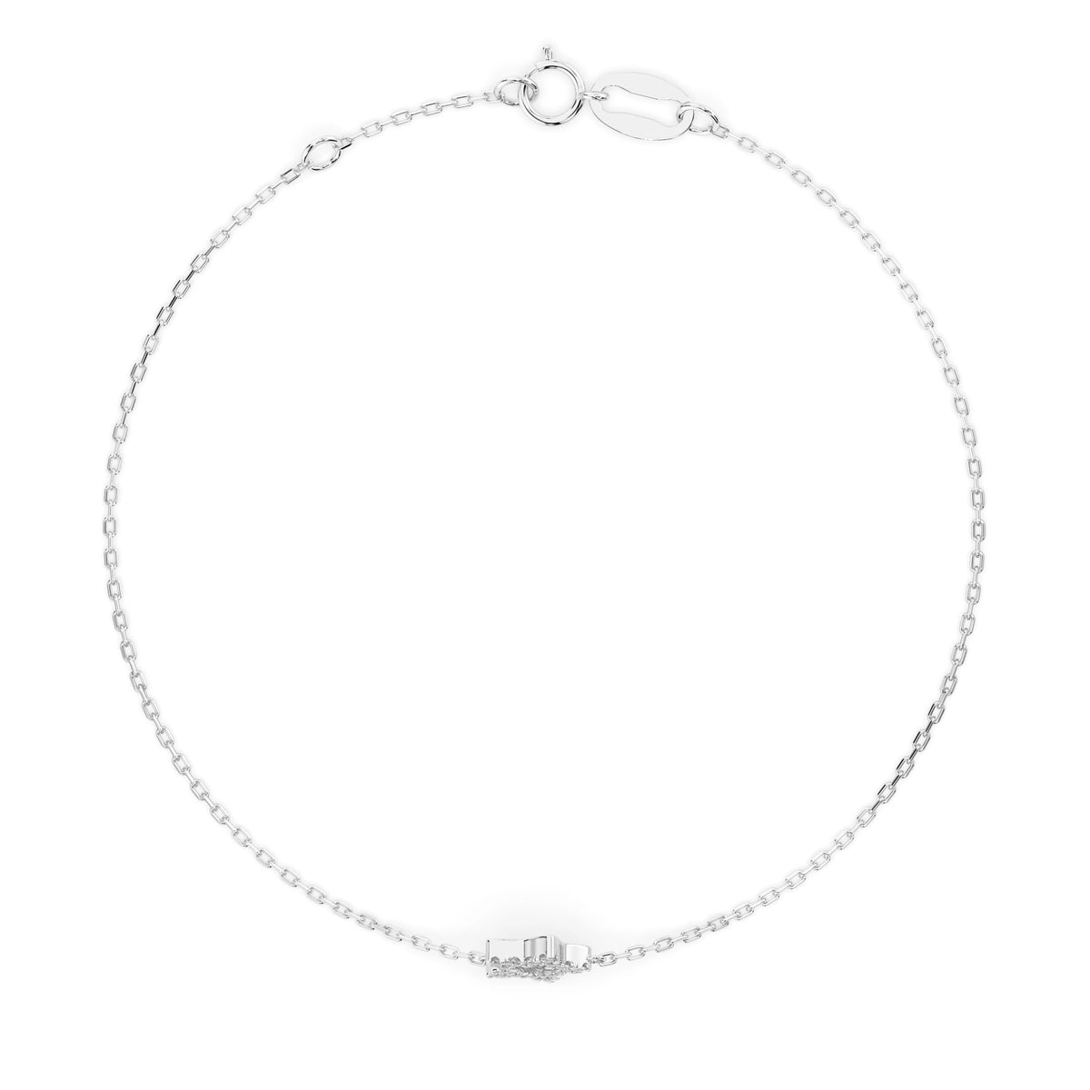 Brățară din Aur cu Diamante, Forma Rotund Briliant, 0,08 CT