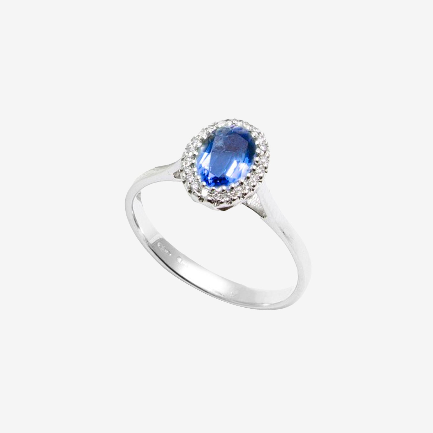 Ring with Sapphires and Diamonds