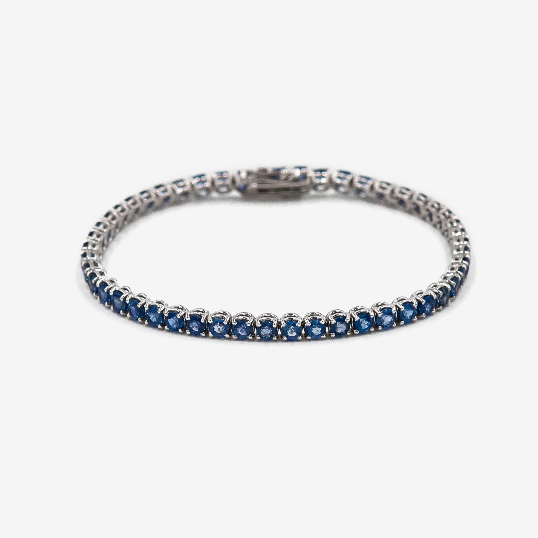 Tennis Bracelet with Sapphires