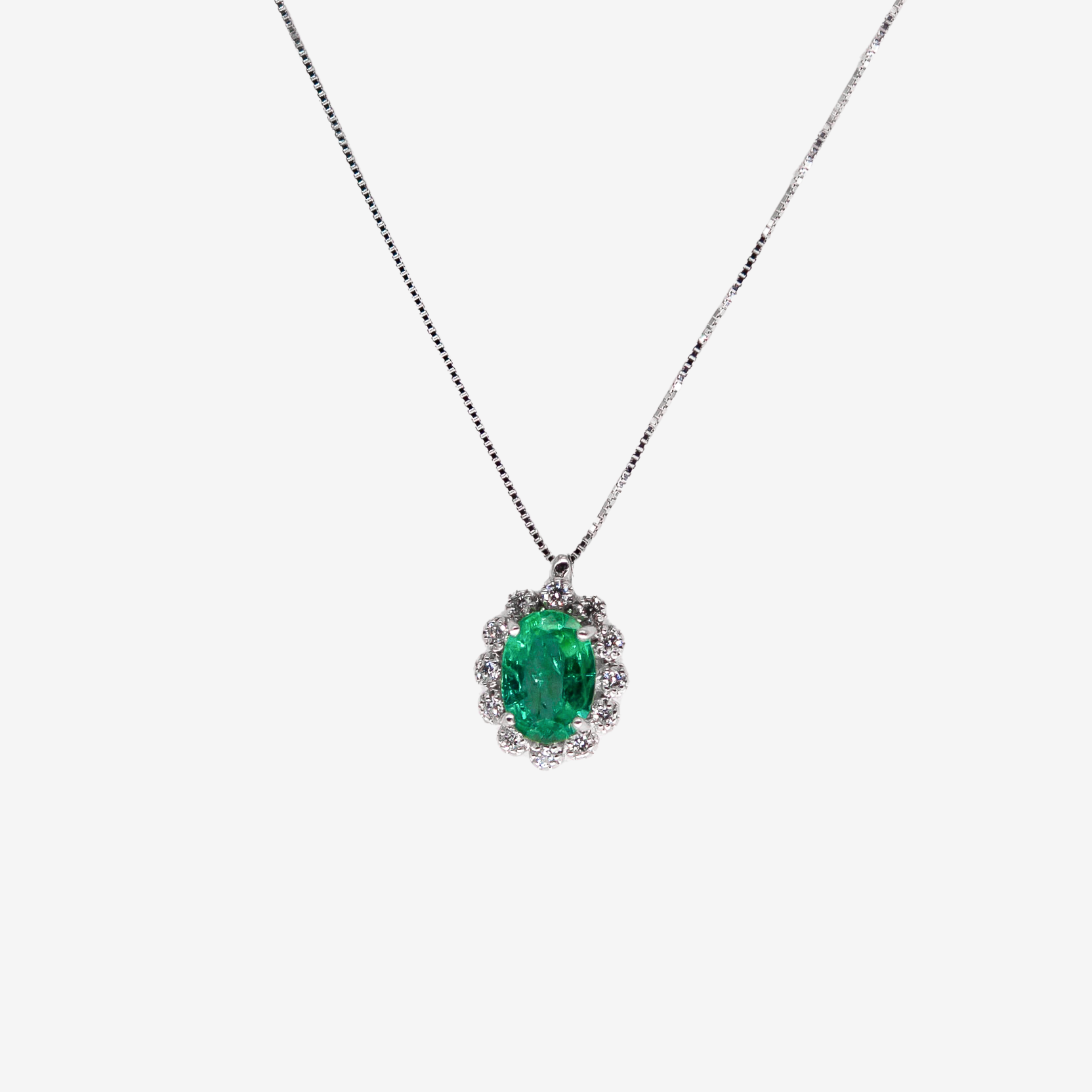 Ghana emerald necklace