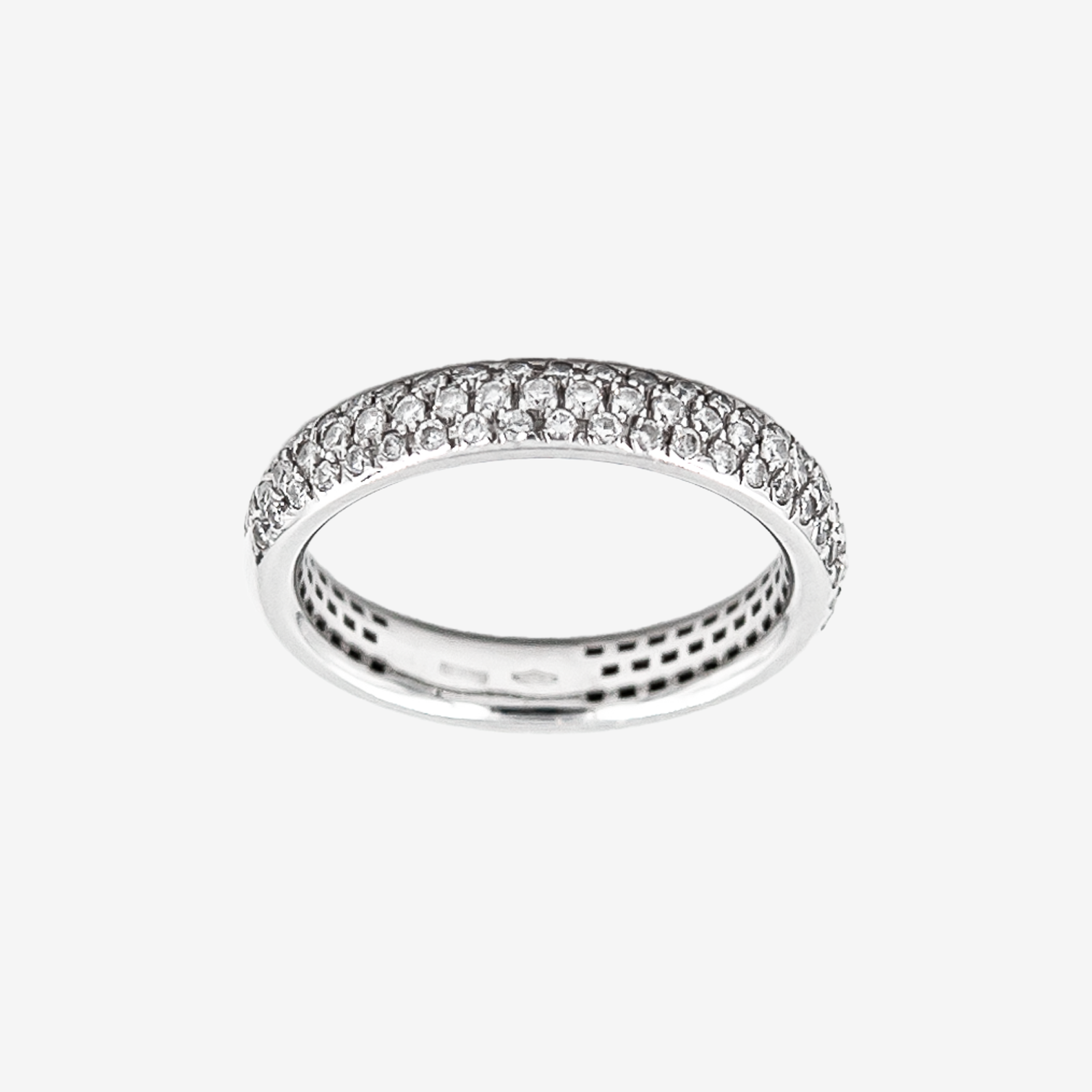 Rounded Eternity Ring with Diamonds!! -35%!!