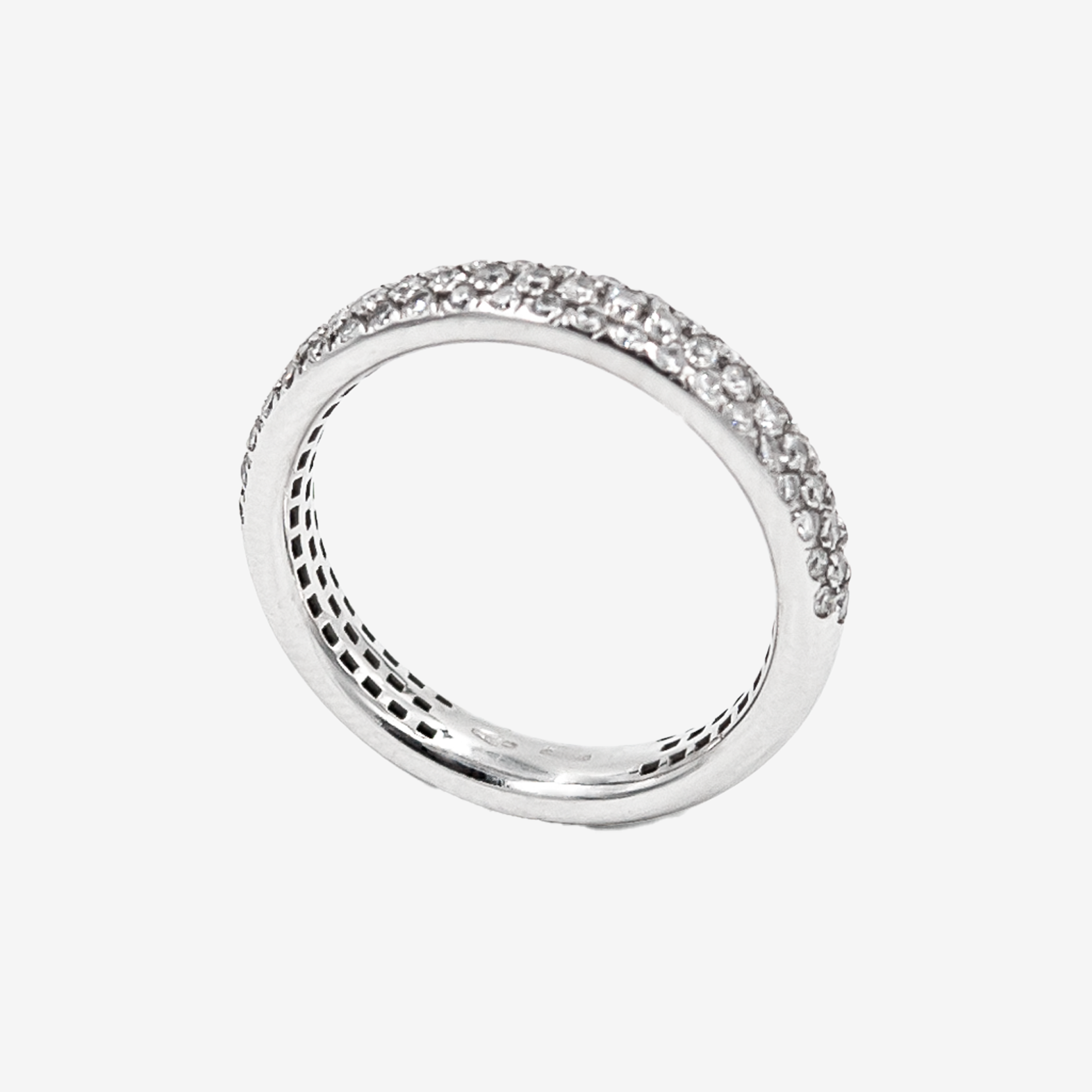 Rounded Eternity Ring with Diamonds!! -35%!!