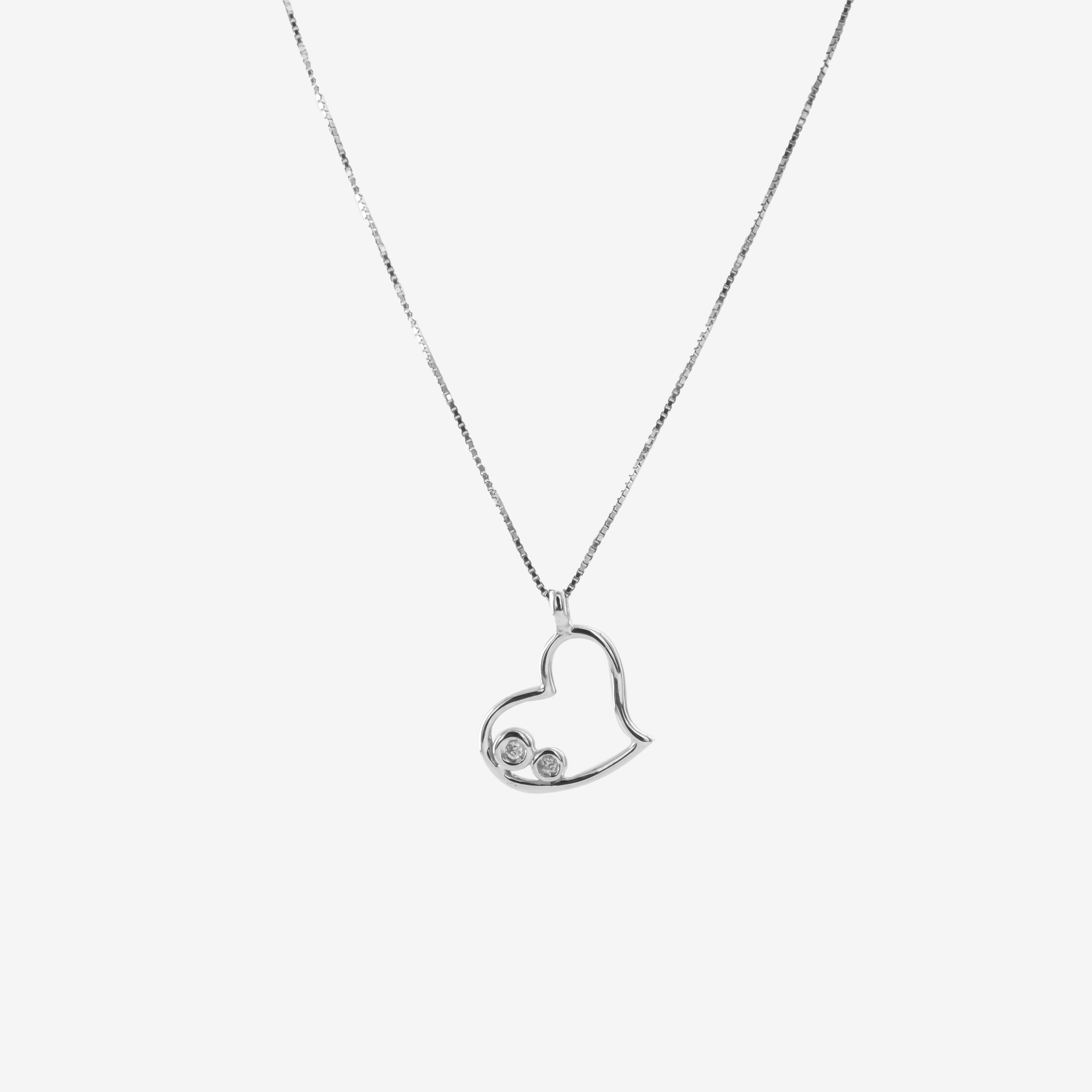 Line heart necklace!! -25%!!