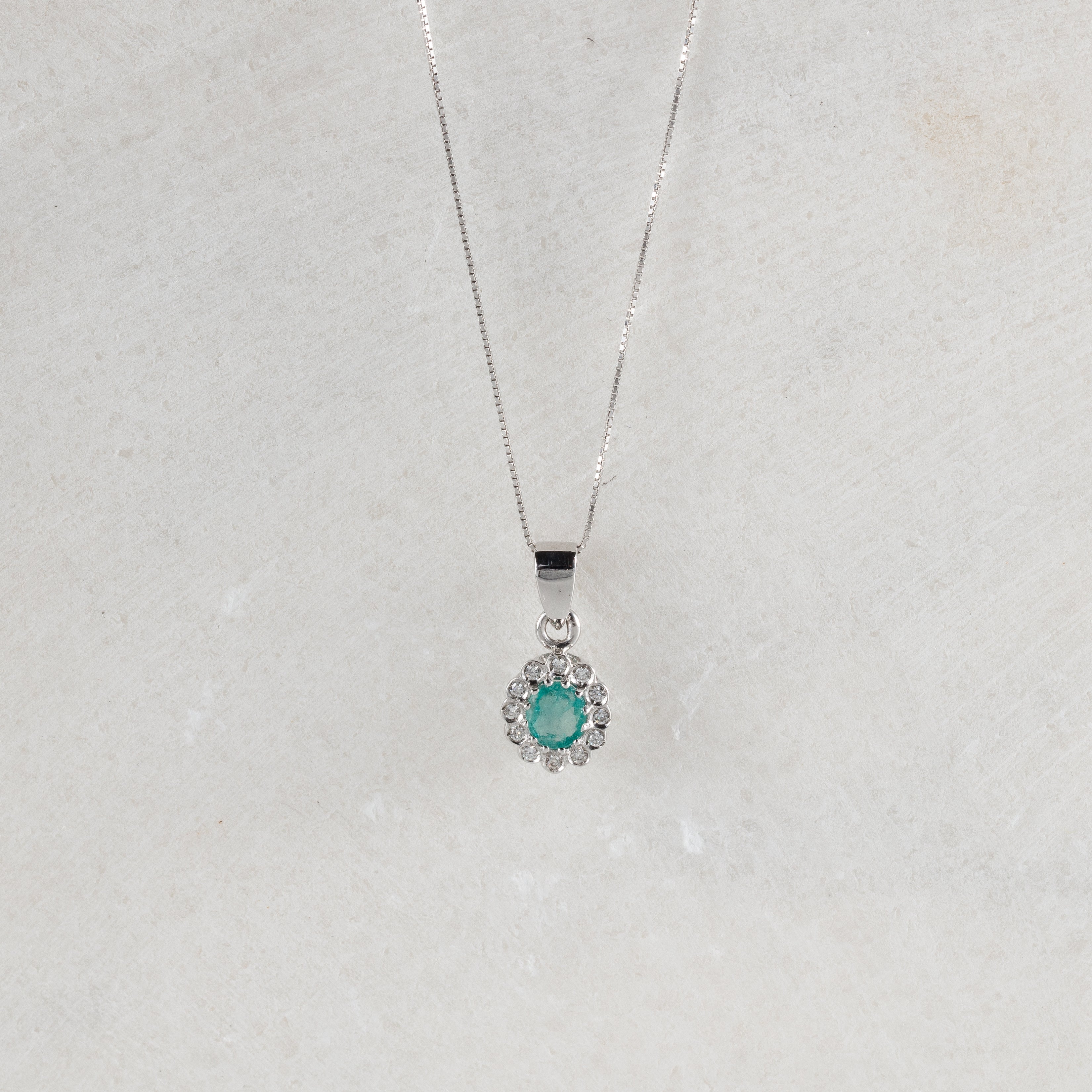 Emerald Sparkle Necklace 