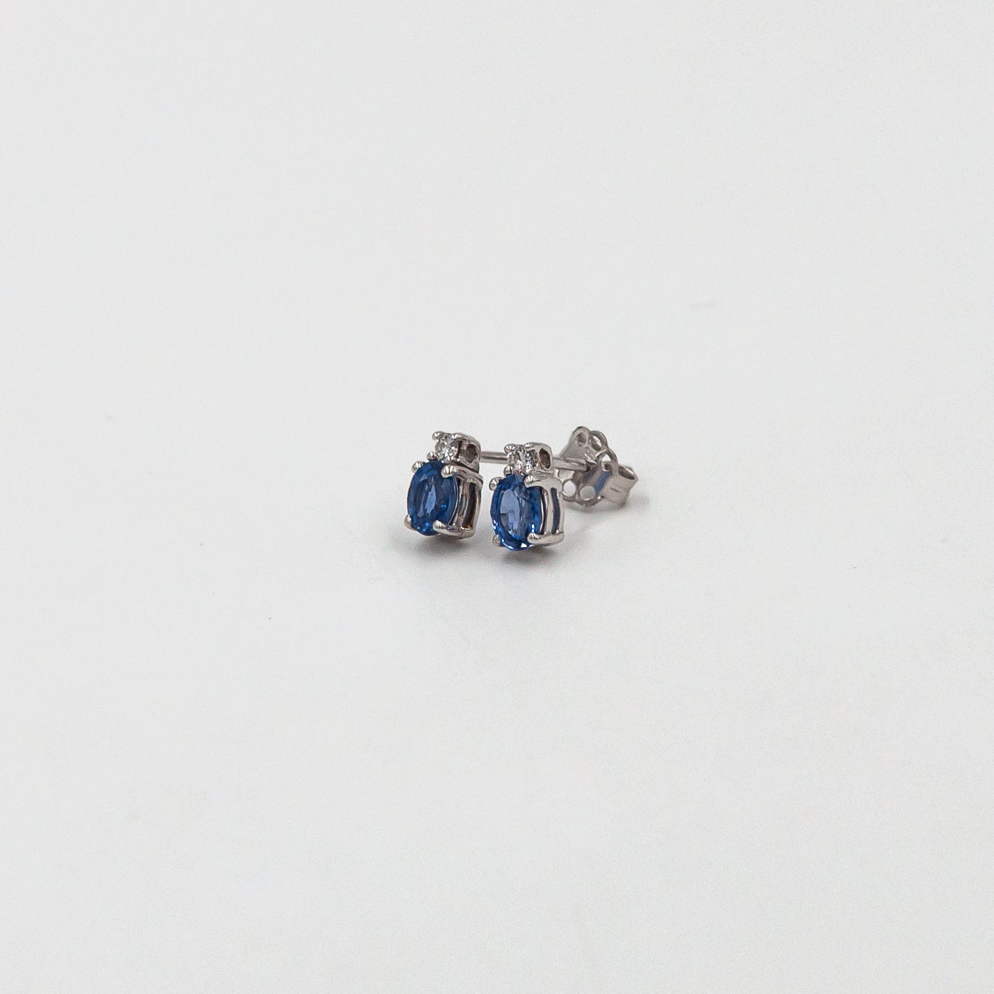 Droplets earrings with Sapphires and Diamonds