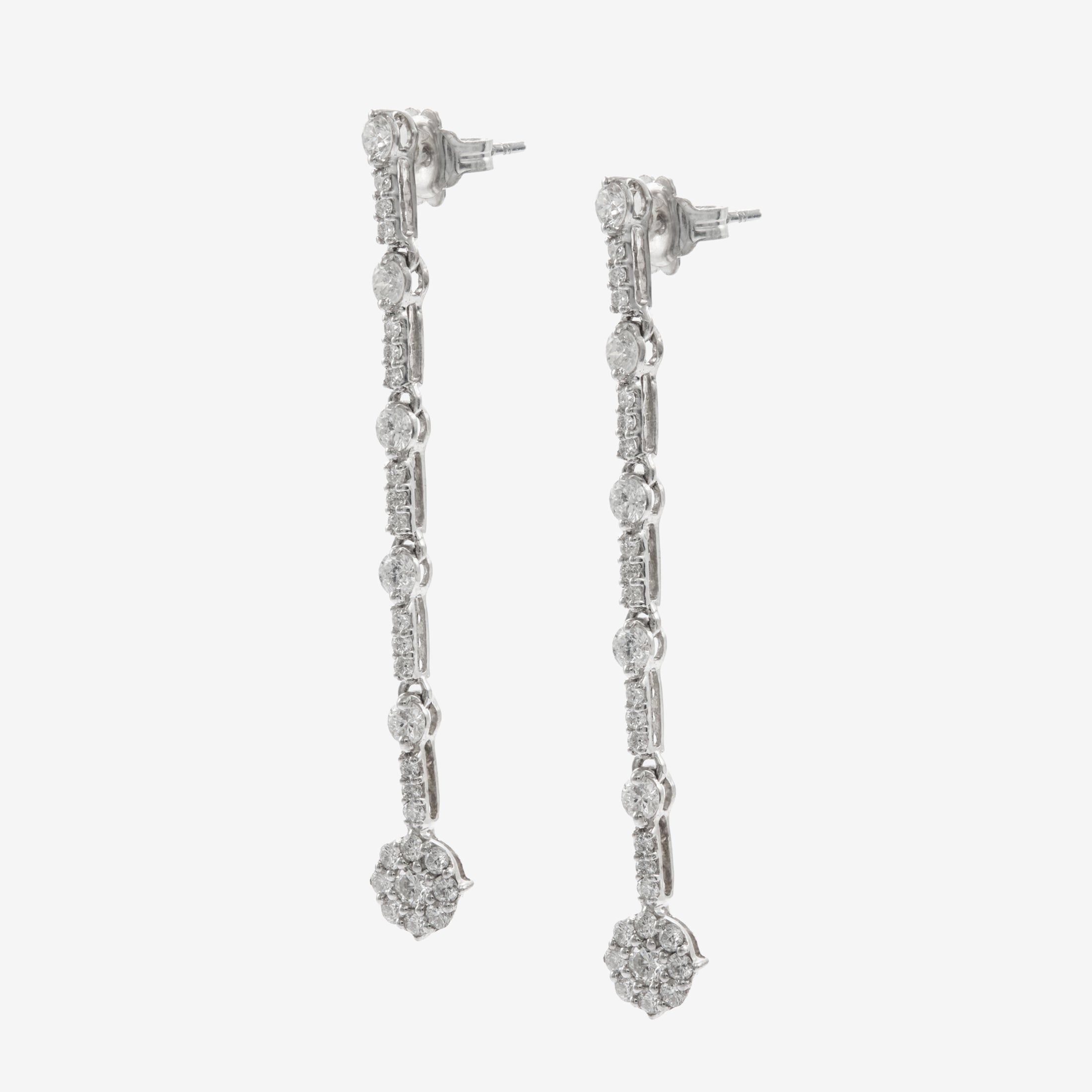 Loren earrings with diamonds
