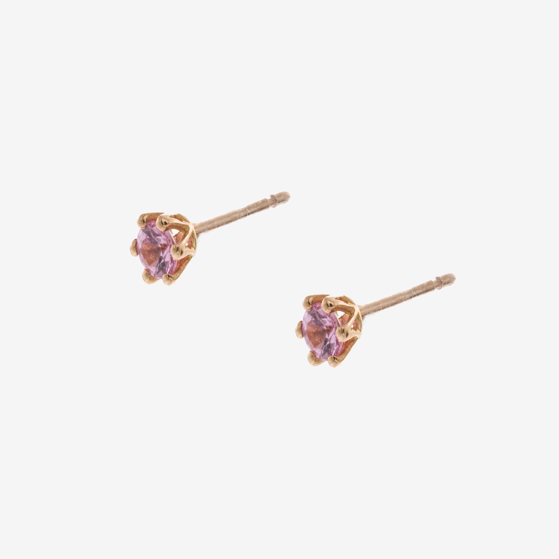 Idris earrings with pink sapphires